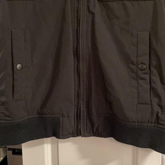 Tommy Hilfiger Xxl black heavy waist length zipper hood jacket - Picture 3 of 8